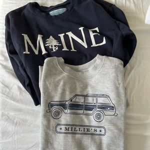 Bundle of New England sweatshirts